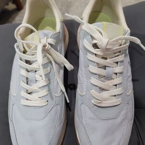 Men's White and Cream Sneakers